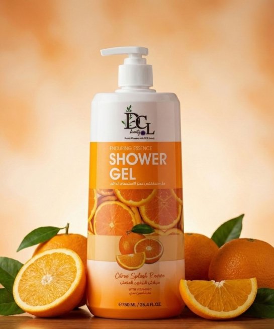 DCL Beauty Citrus Splash Revive shower gel — energising body wash UAE