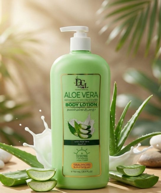 DCL Beauty Aloe Vera body lotion 750ml — nourishing body care UAE