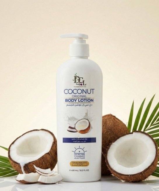 DCL Beauty Coconut body lotion 450ml — hydrating skin care UAE