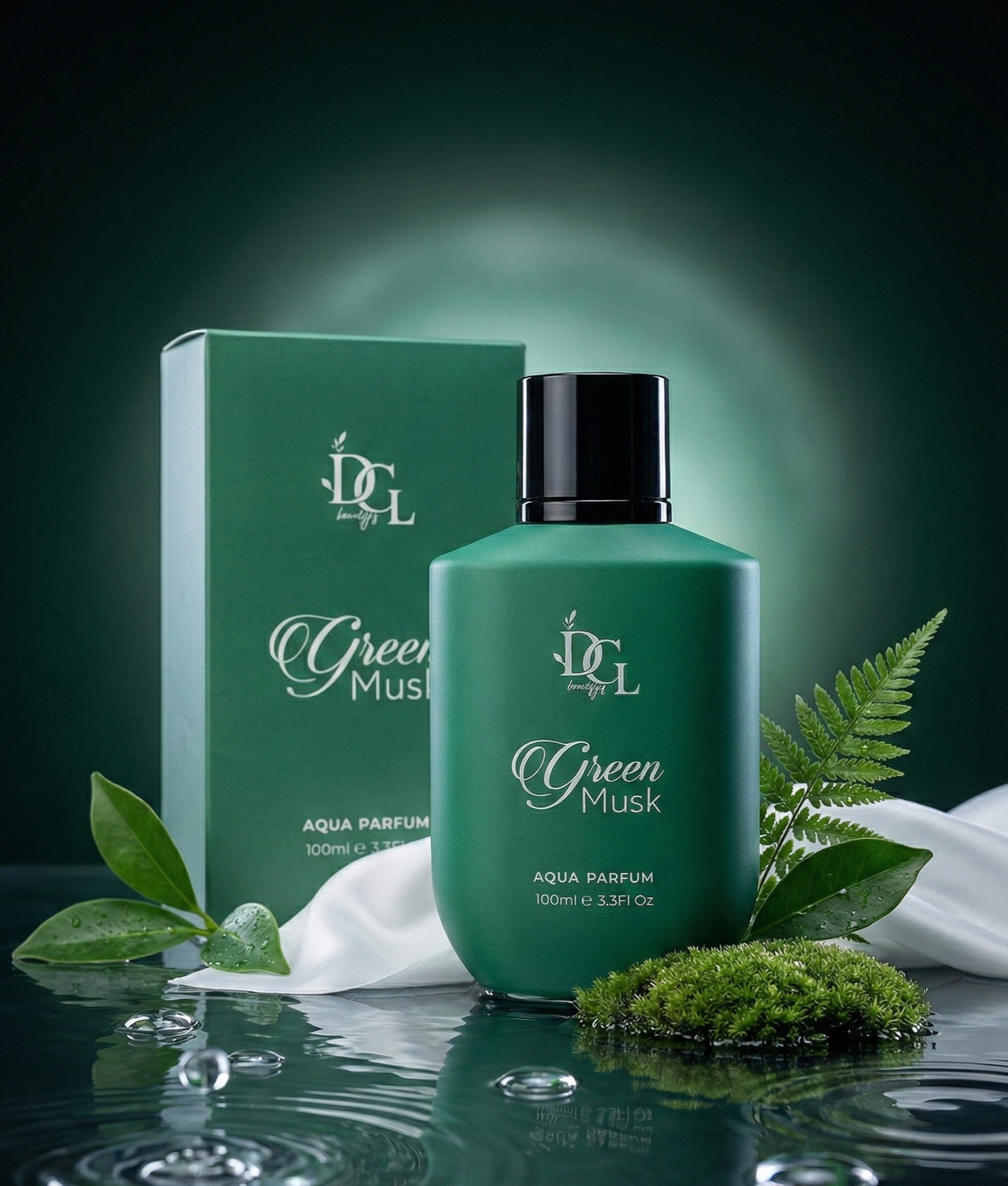 DCL Beauty Green Musk Aqua perfume — fresh musk fragrance UAE
